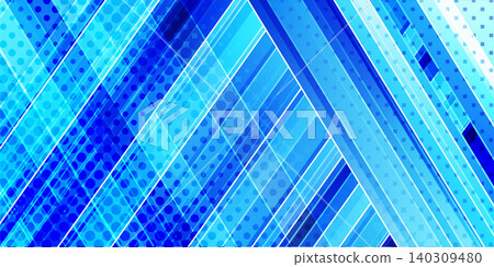 Abstract geometric background with blue diagonal lines. Abstract geometric background with blue diagonal lines. 140309480