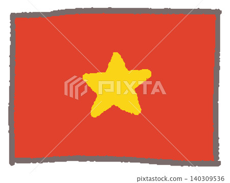手繪越南國旗 140309536