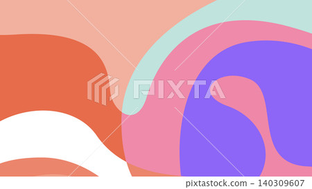 Balanced Color Wave Flow Background Balanced Color Wave Flow Background 140309607
