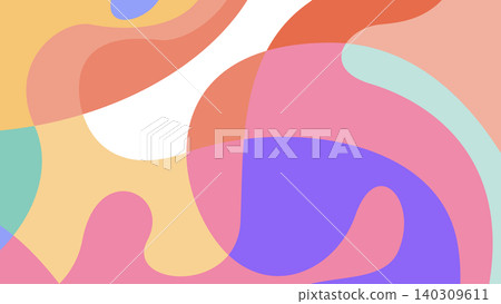 Gentle Pastel Wave Motion Background Gentle Pastel Wave Motion Background 140309611