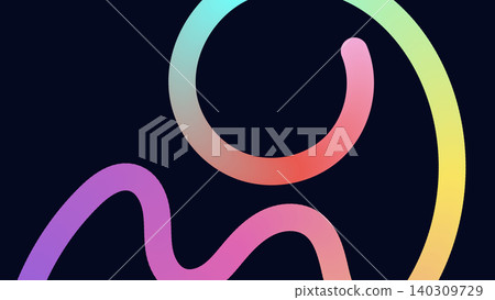 Neon Vortex Loop Background Neon Vortex Loop Background 140309729