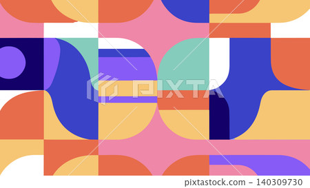 Dynamic Retro Geometry Background Dynamic Retro Geometry Background 140309730