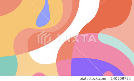Warm Fluid Color Flow Background Warm Fluid Color Flow Background 140309753