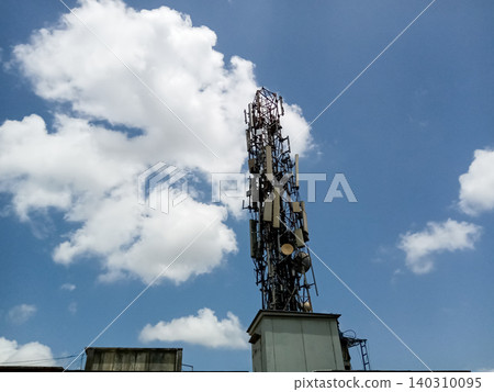Telecommunications Equipment on Rooftop Telecommunications Equipment on Rooftop 140310095