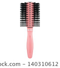 Round Hair Brush, Roll Comb, beauty and cosmetic, 3d Illustration 140310612