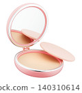 Compact Powder makeup beauty and cosmetic, 3d Illustration 140310614