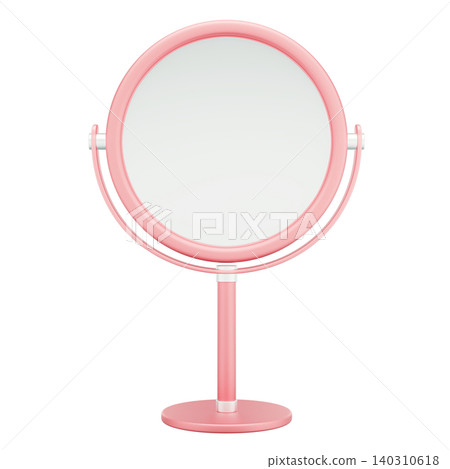 Mirror, beauty and cosmetic, 3d Illustration Mirror, beauty and cosmetic, 3d Illustration 140310618