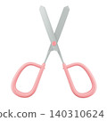 Scissors, beauty salon and cosmetic, 3d Illustration 140310624