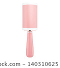 Sticky lint roller, beauty salon and cosmetic, 3d Illustration 140310625
