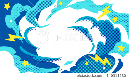 Blue lightning, stars, and clouds background Blue lightning, stars, and clouds background 140311280