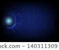 Abstract Cyber Security Hud Interface Technology Background 140311309