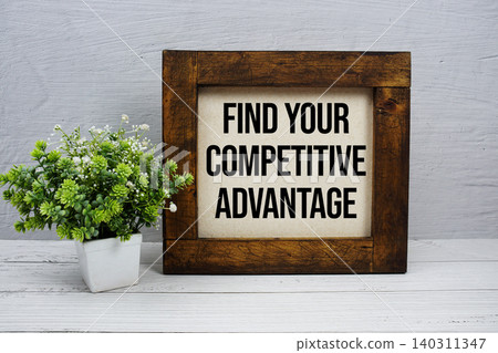 Find Your Competitive Advantage text written on wooden board Find Your Competitive Advantage text written on wooden board 140311347