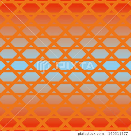 Geometric pattern, gradient, orange color Geometric pattern, gradient, orange color 140311577