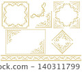 Stylish antique-style frame 140311799