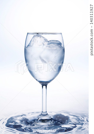 Cold mineral water with ice Cold mineral water with ice 140311927