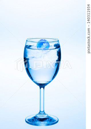 Image of the Earth's environment reflected in a glass Image of the Earth's environment reflected in a glass 140311934