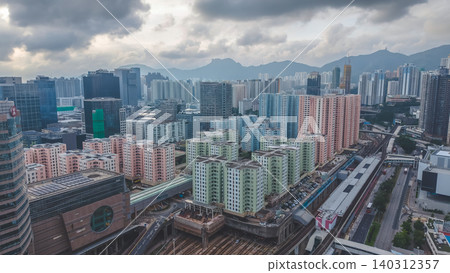 May 24 2026 Kowloon Bay railway urban residential aerial May 24 2026 Kowloon Bay railway urban residential aerial 140312357
