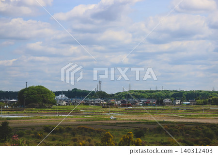 April 25 2026 Omiya Countryside Rice Fields Spring April 25 2026 Omiya Countryside Rice Fields Spring 140312403