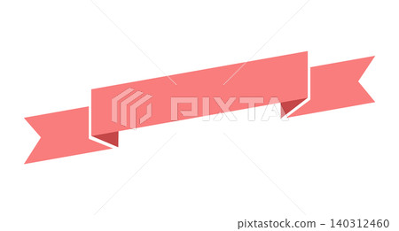 Simple red ribbon frame material with no outline, diagonal. Simple red ribbon frame material with no outline, diagonal. 140312460