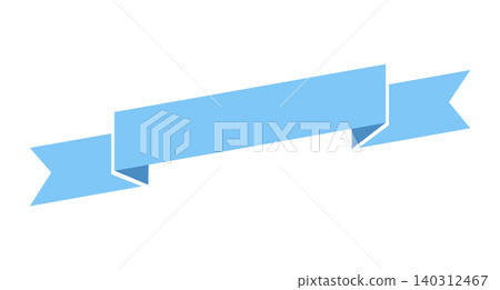 Simple blue ribbon frame material with no outline, diagonal. Simple blue ribbon frame material with no outline, diagonal. 140312467