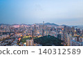 May 29 2022 illuminated with dense urban buildings, Hong Kong 140312589