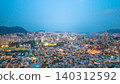May 29 2022 Kowloon skyline. Residential and commercial buildings, 140312592