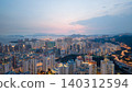 May 29 2022 Kowloon skyline. Residential and commercial buildings, 140312594