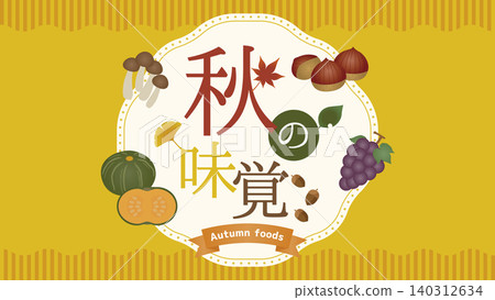 Autumn Delicacies Title Banner/Frame Materials 140312634