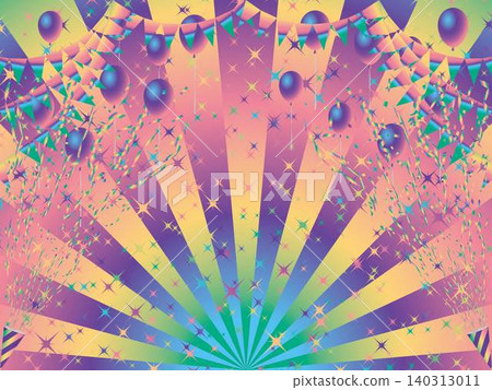 Crackers, balloons, garlands, halos, 21 rainbows Crackers, balloons, garlands, halos, 21 rainbows 140313011