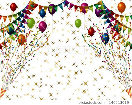 Crackers, balloons, garlands, 24 colors Crackers, balloons, garlands, 24 colors 140313019