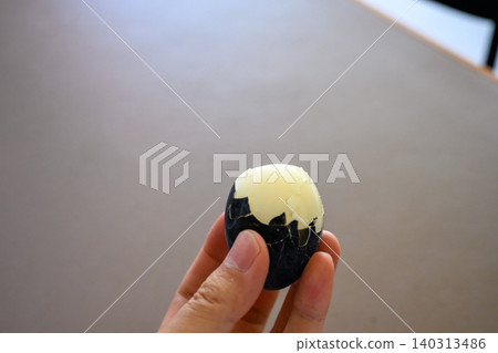 Peeled black eggs: Delicious Peeled black eggs: Delicious 140313486