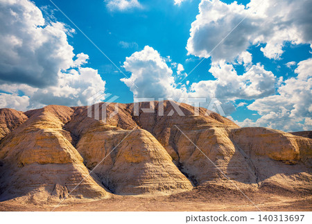 Mountains against the sky. Negev Desert, Ramon Geological Reserve. Israel Mountains against the sky. Negev Desert, Ramon Geological Reserve. Israel 140313697