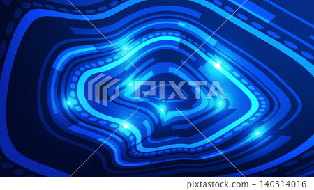 futuristic blue abstract technology background with data connections futuristic blue abstract technology background with data connections 140314016