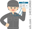 Bad man working with employee ID 140314060