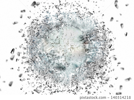 Shattering glass creates an abstract background of swirling energy. Shattering glass creates an abstract background of swirling energy. 140314218