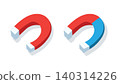 Isometric Horseshoe Magnets vector illustration 140314226