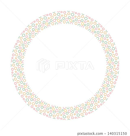 Pastel Dot Circle Border Vector Illustration Decorative Round Frame Pastel Dot Circle Border Vector Illustration Decorative Round Frame 140315150