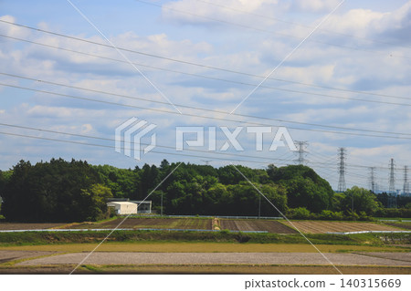 April 25 2026 Omiya Countryside Rice Fields Spring 140315669