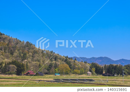 April 25 2026 Morioka Rural Shrine Hillside Landscape Spring April 25 2026 Morioka Rural Shrine Hillside Landscape Spring 140315691