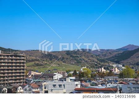 April 25 2026 Morioka Cityscape With Distant Mountain Range April 25 2026 Morioka Cityscape With Distant Mountain Range 140315696