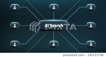 Ai workflow neon diagram, data nodes, cloud icon Ai workflow neon diagram, data nodes, cloud icon 140315798
