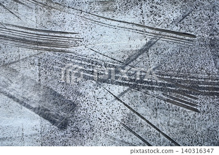 Skid Mark Lines Abstract Grey Skid Mark Lines Abstract Grey 140316347