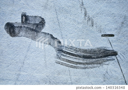 Skid Marks Abstract Grey Skid Marks Abstract Grey 140316348