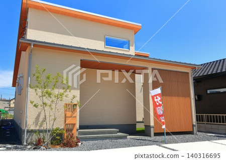 Image of newly built house/single-family house (model house) 140316695