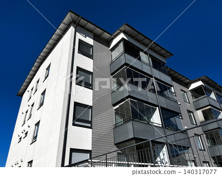 Fragment of Modern Building in Porvoo, Finland. 140317077