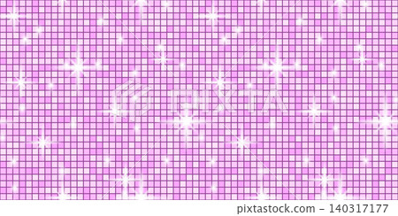 Dance glam pink mirror seamless pattern with disco ball background and sparkling backdrop for a retro disco aesthetic. Disco glitter texture with purple sequin light and ball neon girl star. Dance glam pink mirror seamless pattern with disco ball background and sparkling backdrop for a retro disco aesthetic. Disco glitter texture with purple sequin light and ball neon girl star. 140317177