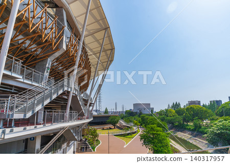 Paloma Mizuho Stadium, a stadium with a capacity of approximately 30,000 people, has been completed in Nagoya City, Aichi Prefecture. Paloma Mizuho Stadium, a stadium with a capacity of approximately 30,000 people, has been completed in Nagoya City, Aichi Prefecture. 140317957