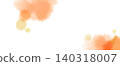 A gentle banner design with a watercolor texture featuring orange and yellow hues. 140318007
