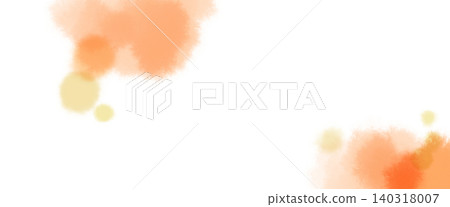 A gentle banner design with a watercolor texture featuring orange and yellow hues. A gentle banner design with a watercolor texture featuring orange and yellow hues. 140318007