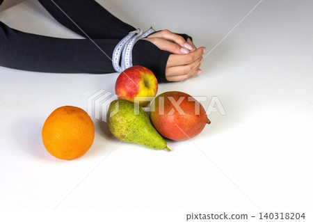 Healthy eating and weight loss control concept Healthy eating and weight loss control concept 140318204